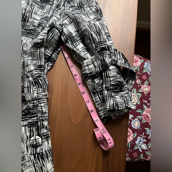 black and white pattern fashion blazer - Picture 8 of 9